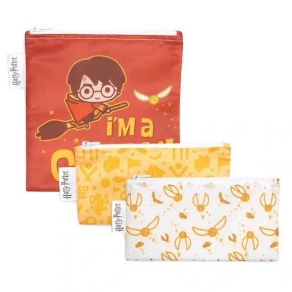 New Harry Potter Bumkins waterproof snack and sandwich reusable bags​​ - Picture 2 of 2